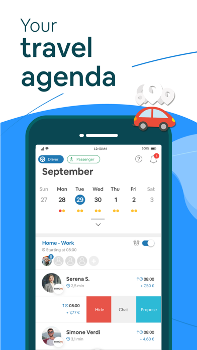 Jojob Real Time Carpooling screenshot 5