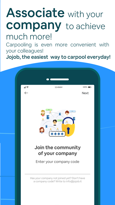 Jojob Real Time Carpooling screenshot 1