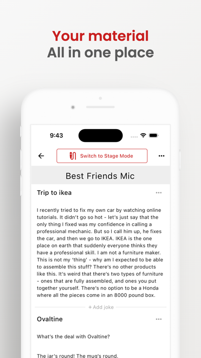 Jokebook - Stand Up Comedy screenshot 2