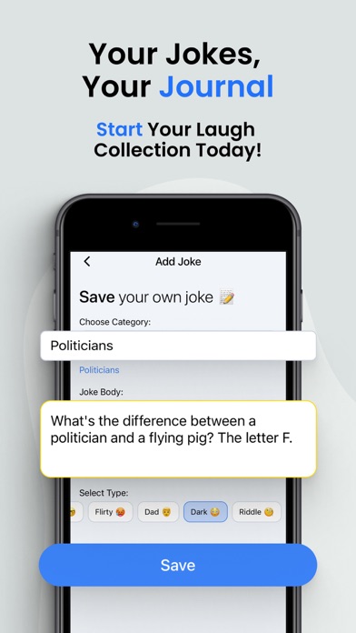 Jokify: AI Joke Journal screenshot 1