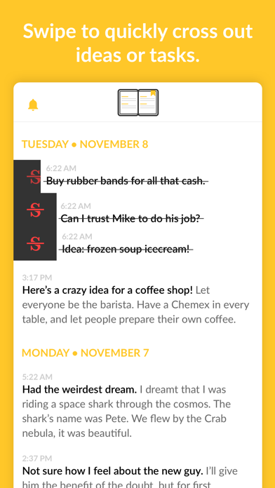 JOT (Just Open & Type) - A new kind of journal screenshot 1