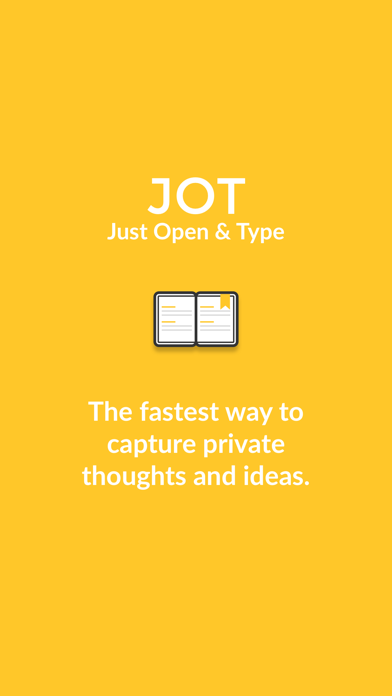 JOT (Just Open & Type) - A new kind of journal screenshot 5