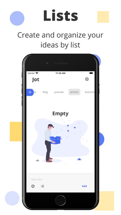 Jot: organize your ideas screenshot 1