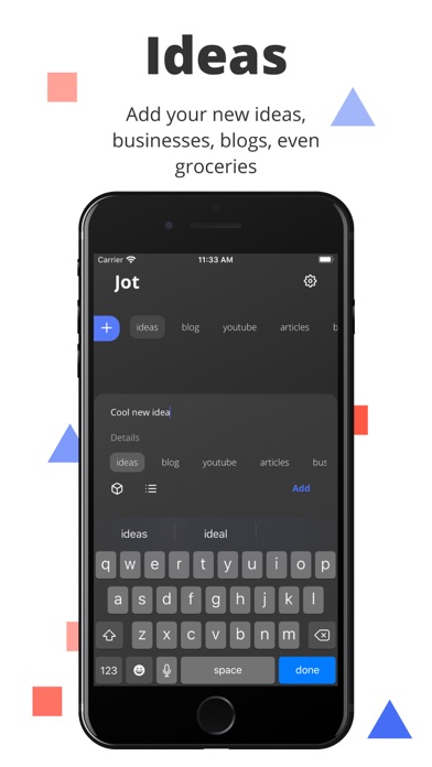 Jot: organize your ideas screenshot 3