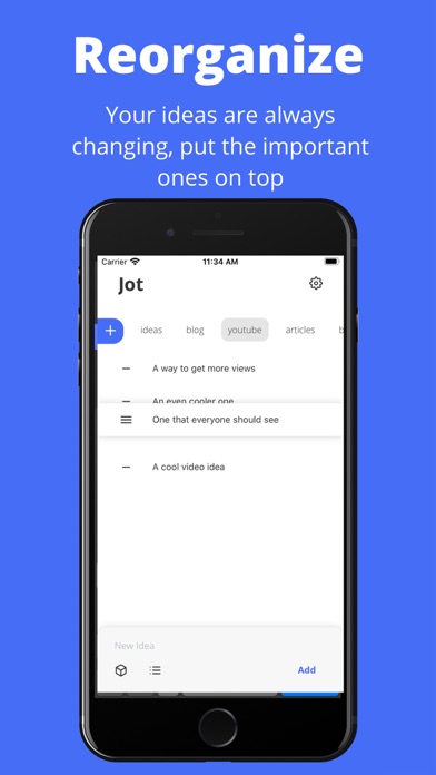 Jot: organize your ideas screenshot 2