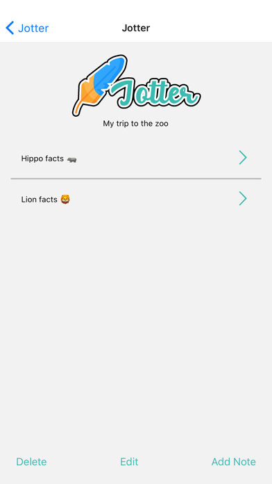 Jotter! screenshot 2