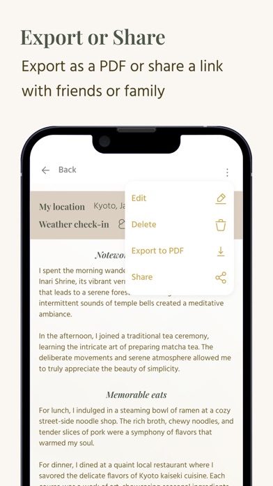 Journalfy Travel Journal screenshot 2