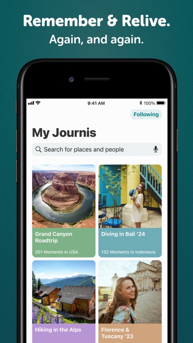 Journi Blog - Travel tracker screenshot 2