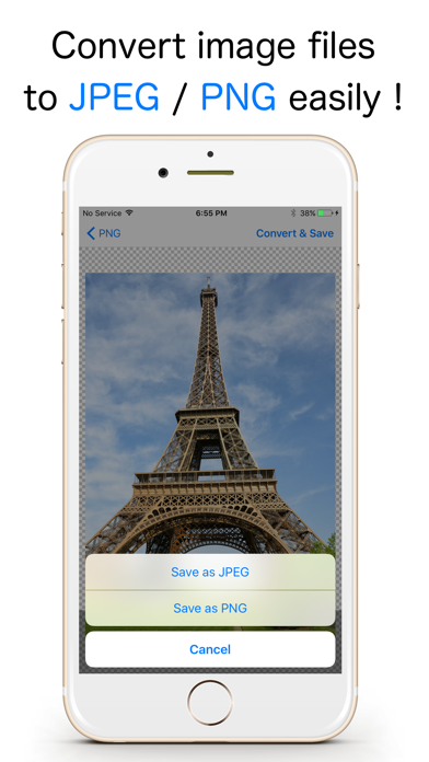 JPEG-PNG Image file converter screenshot 1