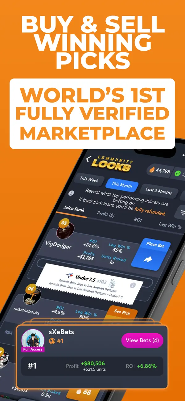 Juice Reel: Bet Tracker & Tips screenshot 6