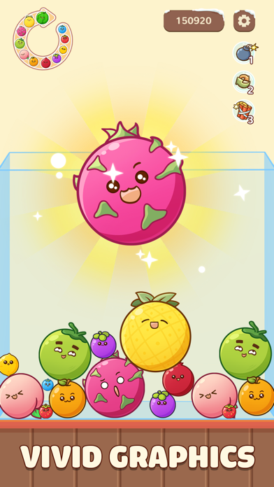 Juicy Merge: Melons Puzzle screenshot 1