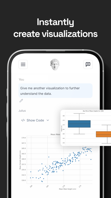 Julius AI: Data & Math Helper screenshot 1