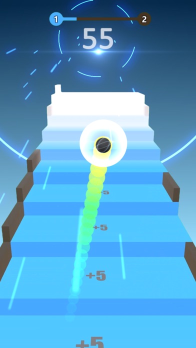 Jump Ball 3D - Colorful Stairs screenshot 4