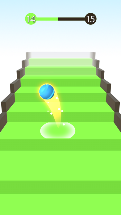 Jump Ball 3D - Colorful Stairs screenshot 2