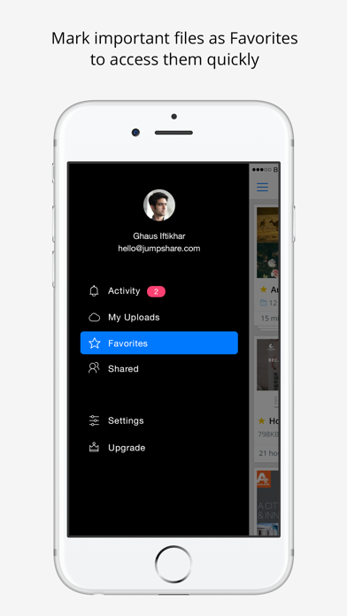 Jumpshare: Secure File Sharing screenshot 1