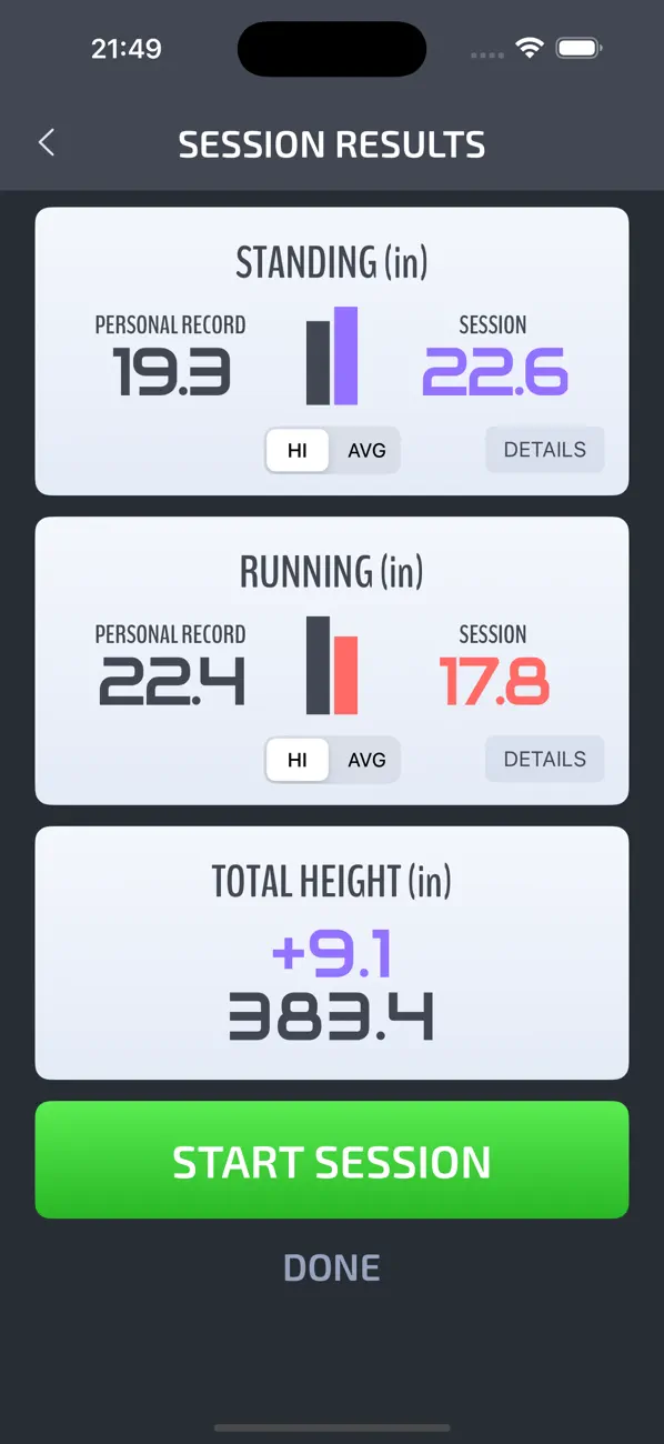 Jumpster: Vertical Jump App screenshot 3