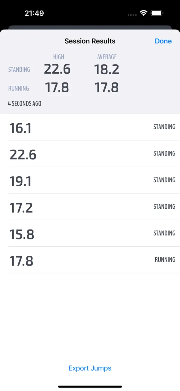 Jumpster: Vertical Jump App screenshot 2