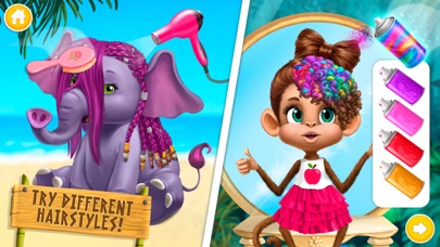 Jungle Animal Hair Salon 2 screenshot 1