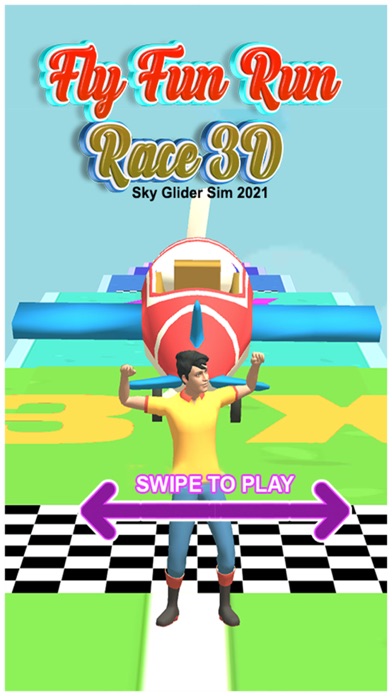 Jungle Fly Race 3D Sky Glider screenshot 1