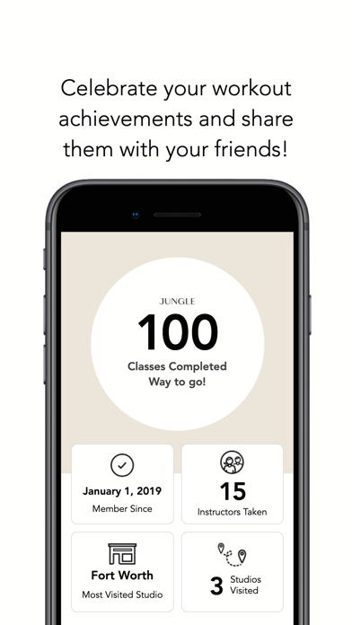 Jungle Studio Fitness App screenshot 1