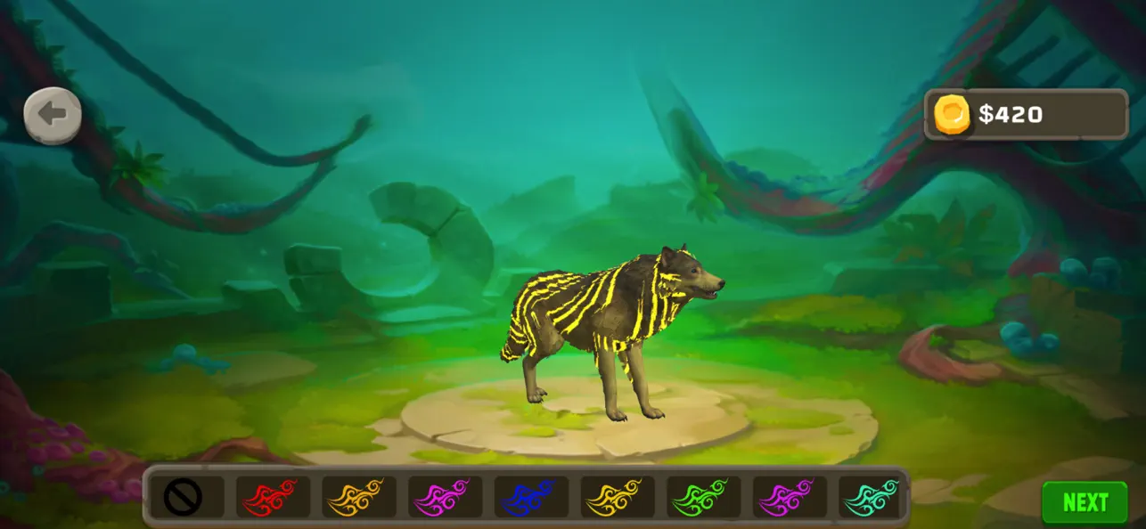 Jungle Wolf Simulator screenshot 2
