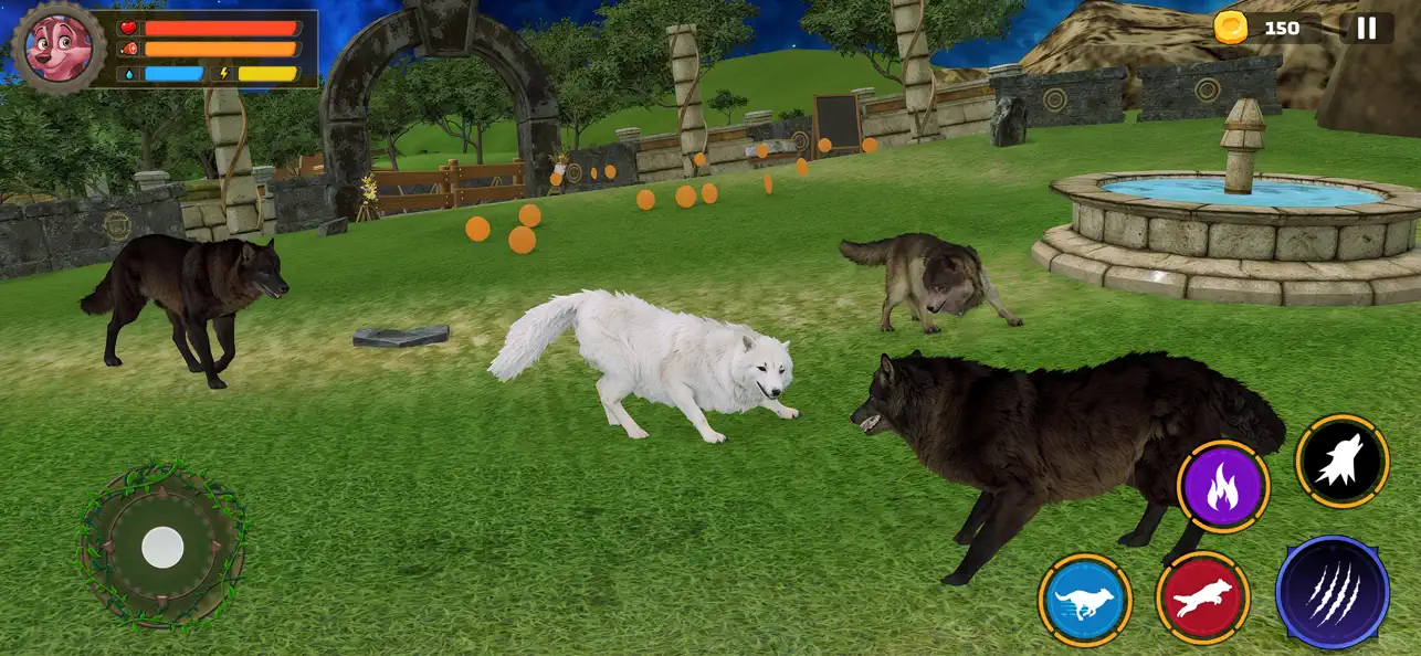 Jungle Wolf Simulator screenshot 1