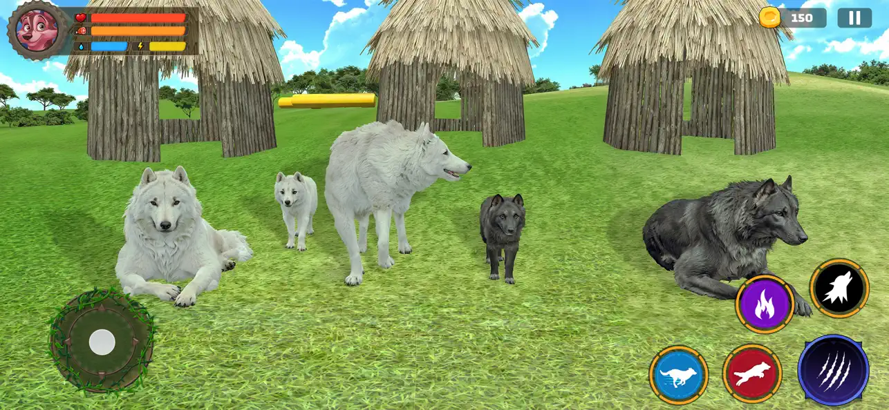 Jungle Wolf Simulator screenshot 3