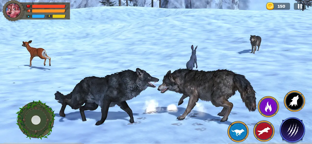 Jungle Wolf Simulator screenshot 4
