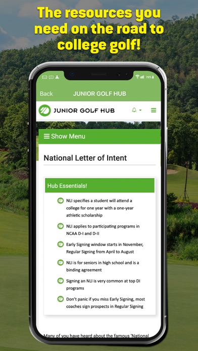 Junior Golf Hub screenshot 3