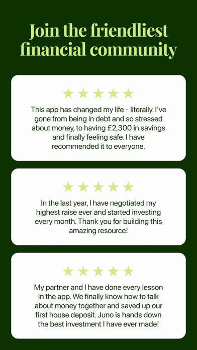 Juno: Your Money Mentor screenshot 1