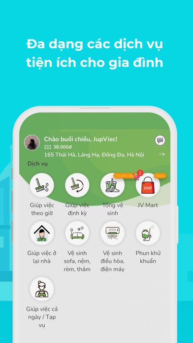 JupViec.vn: Home services screenshot 3