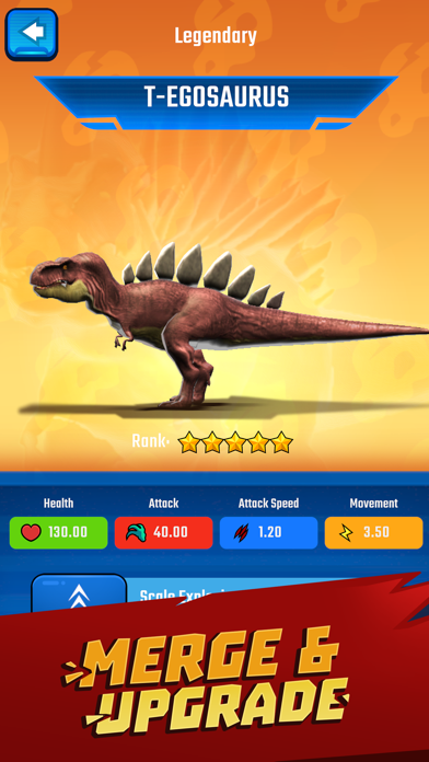 Jurassic Warfare: Dino Battle screenshot 2