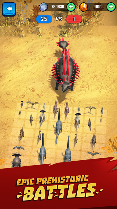 Jurassic Warfare: Dino Battle screenshot 4