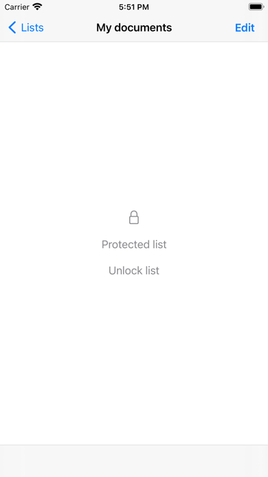 Just lists, simple & usable screenshot 1
