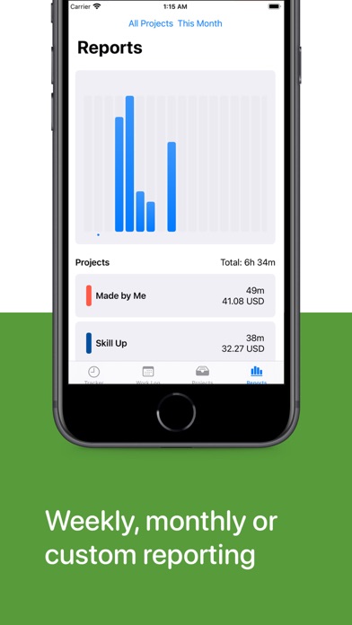 Just Log - Time Tracker screenshot 3