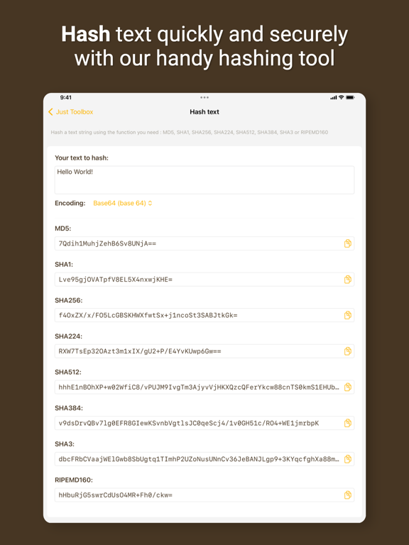 Just Toolbox screenshot 2
