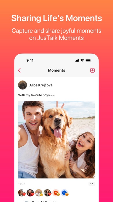 JusTalk - Video Chat & Calls screenshot 3
