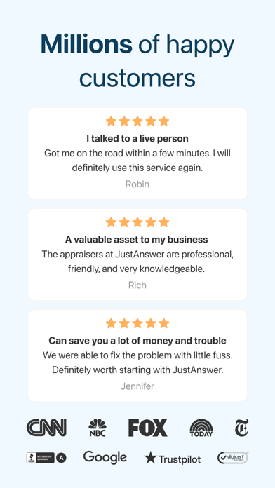 JustAnswer: Ask for help, 24/7 screenshot 1