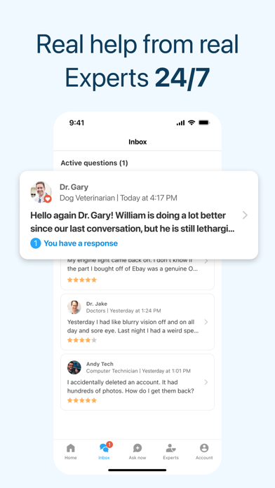 JustAnswer: Ask for help, 24/7 screenshot 3