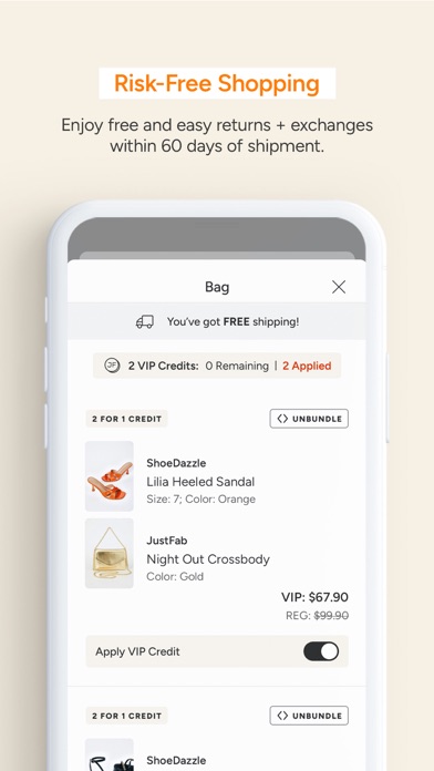 JustFab screenshot 1