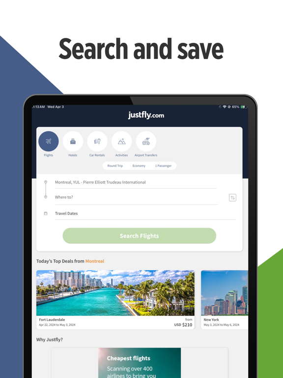 JustFly: Cheap Flights screenshot 5