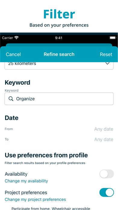 JustServe screenshot 2
