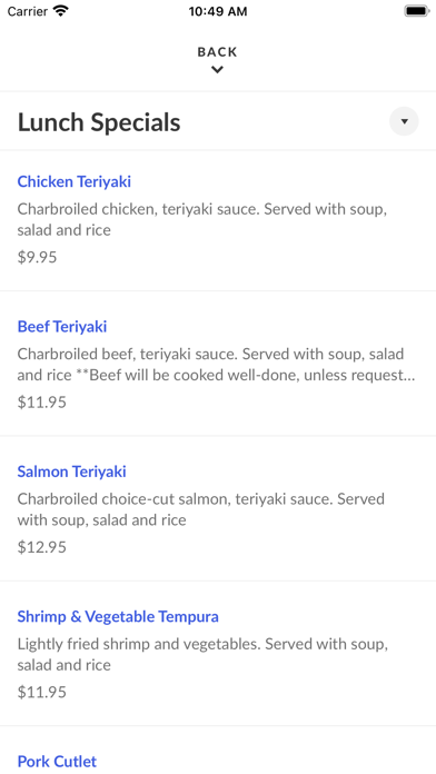 Kabuki Japanese Restaurant screenshot 2