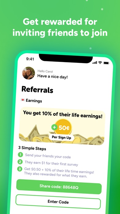 Kaching - Cash for Surveys screenshot 1