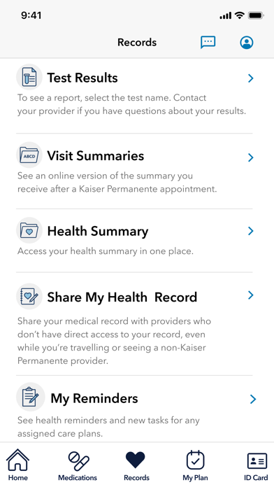 Kaiser Permanente Washington screenshot 2