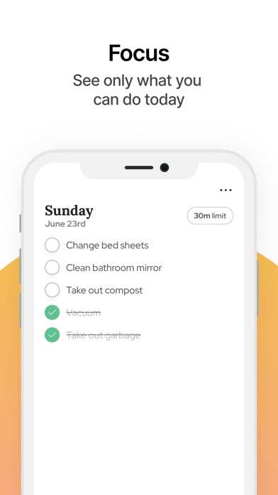 Kaji: Cleaning schedule screenshot 3