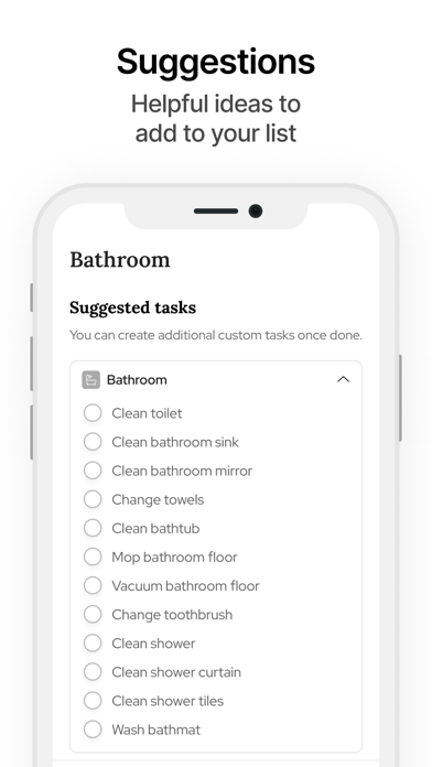 Kaji: Cleaning schedule screenshot 1