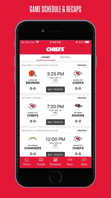 Kansas City Chiefs screenshot 3