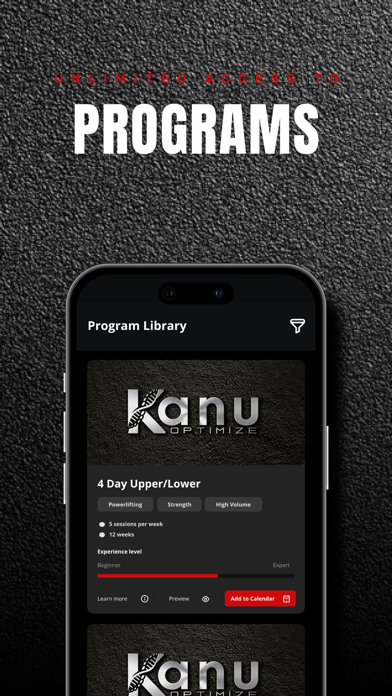 Kanu Optimize Training App screenshot 4