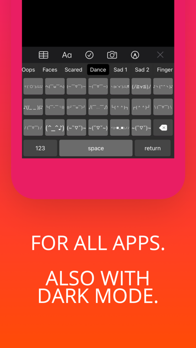 Kaomoji+ screenshot 2